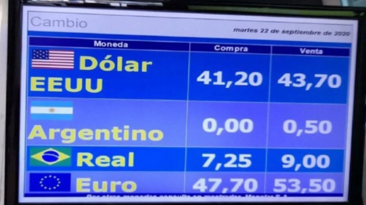 El peso argentino llegó a cotizar "cero" en Uruguay: las razones detrás del valor en pizarra que se hizo viral