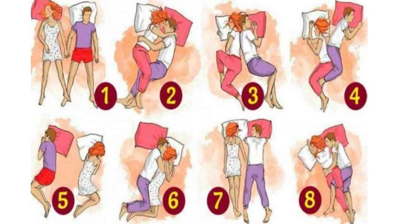 Test: la posición en que dormís con tu pareja dice mucho de tu relación