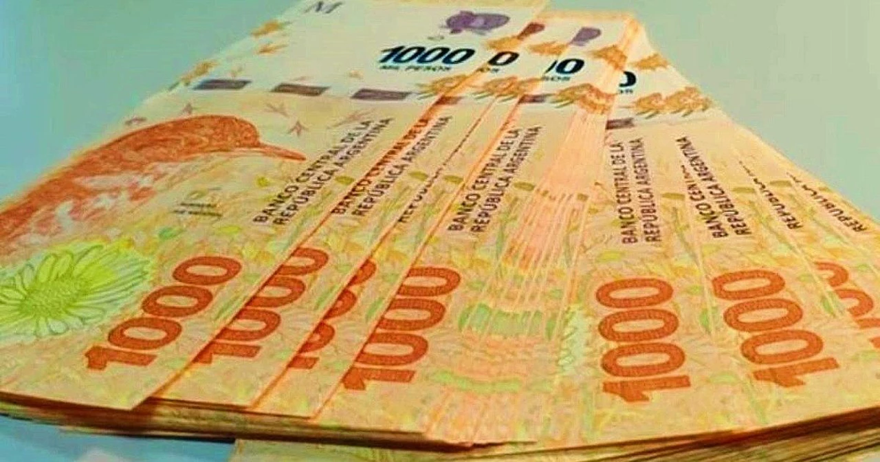 Empiezan a llegar billetes de $1.000 impresos en Brasil