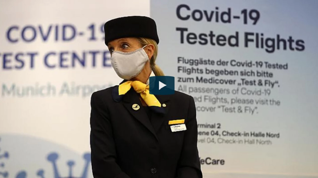Vuelos libres de coronavirus: para subirte a los aviones de Lufthansa tenés que hacer la prueba "Covid Free"