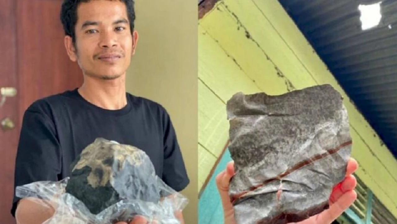 Un meteorito perforó el techo de su humilde casa y se volvió millonario