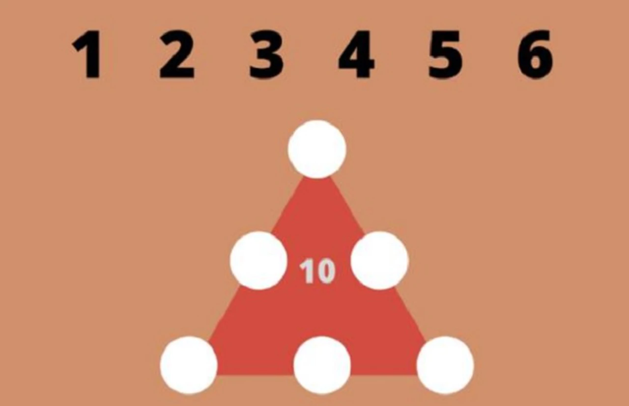 Reto viral: ¿Podés resolver la operación matemática del triángulo a partir del resultado?