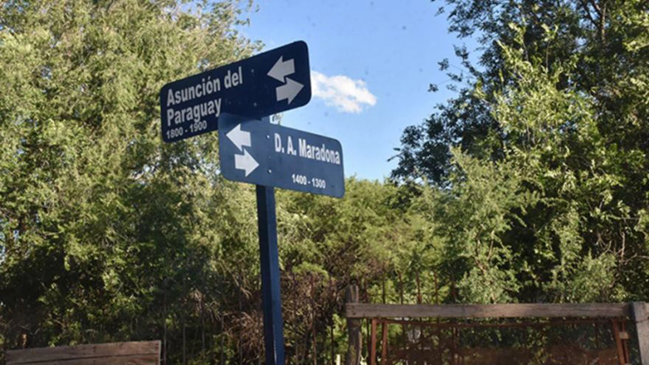 Ya hay gente en Argentina que vive sobre la primera calle "D. A. Maradona": ¿dónde está ubicada exactamente?