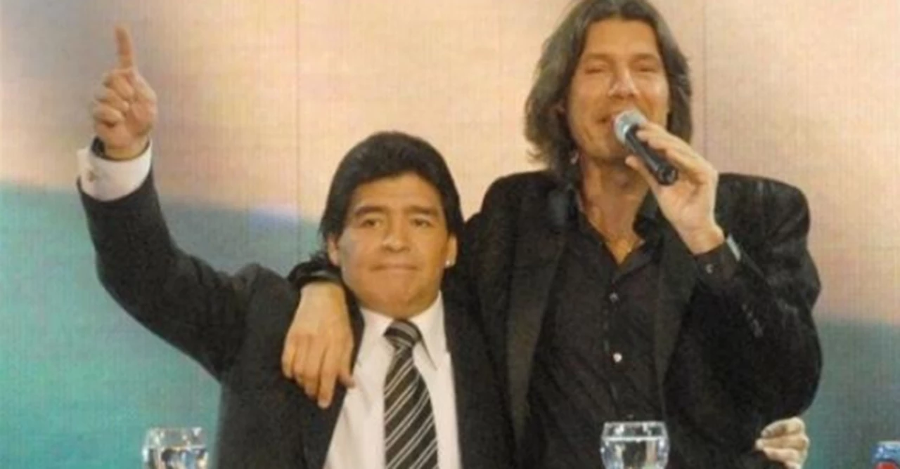 Escándalo: Tinelli subió una foto dudosa con Maradona y las redes lo castigaron