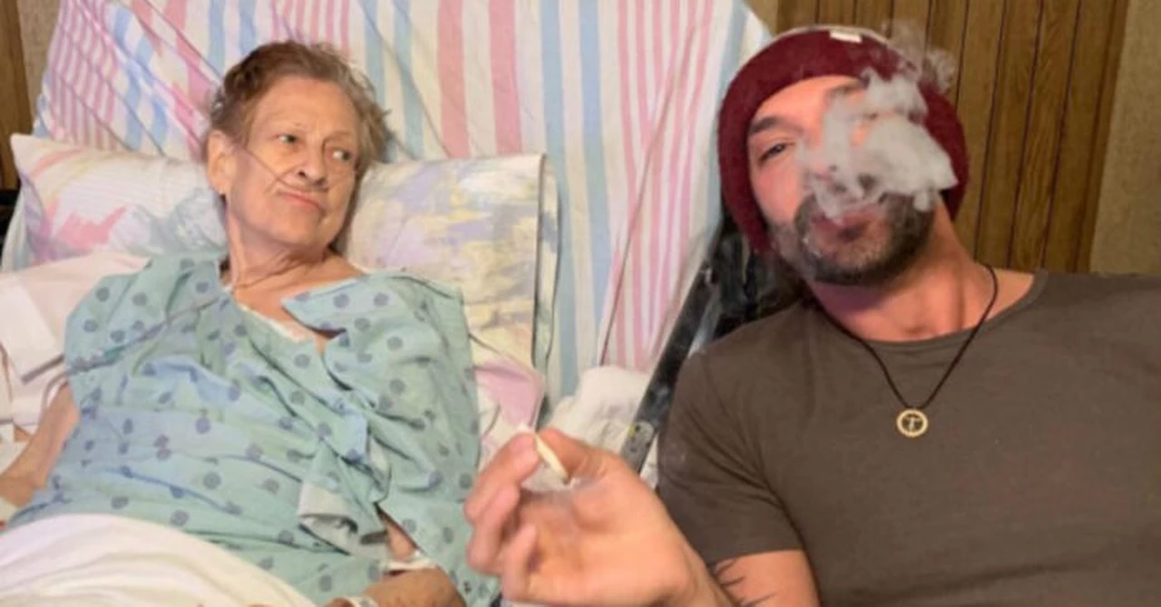 Viral: abuela fumó marihuana con su nieto en sus últimas horas de vida