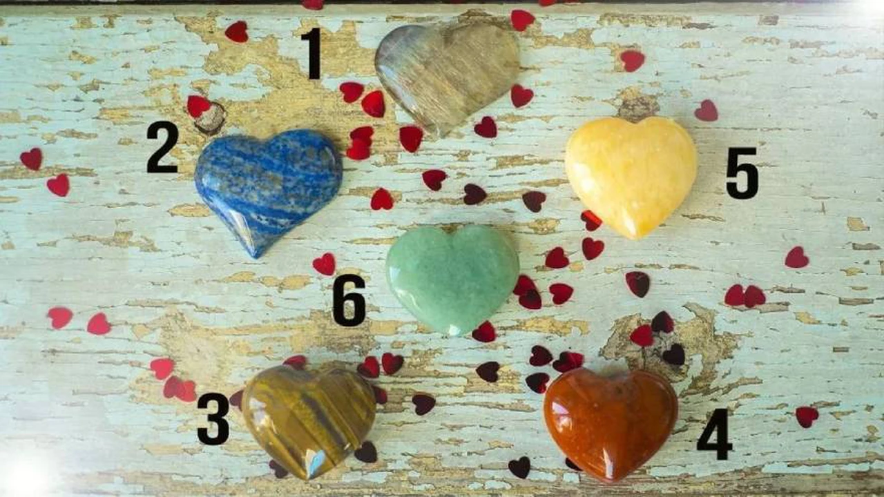 El test de los corazones: elegí un cristal y descubrí un mensaje de amor