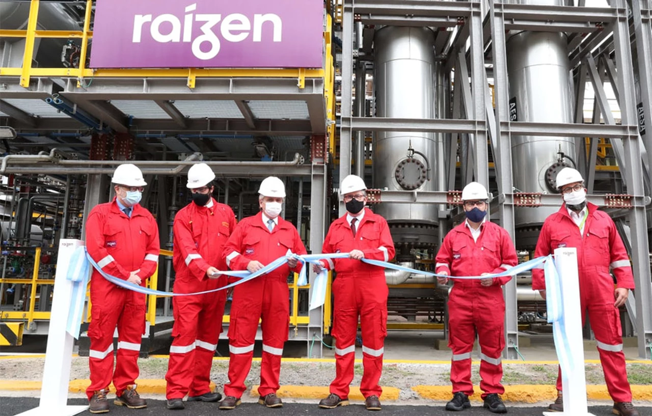 Raízen Argentina inauguró planta de propelentes en su refinería de Dock Sud
