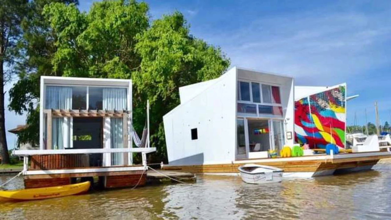 Existe una "Venecia" a 30 minutos de Buenos Aires: cuánto cuesta pasar una noche en las primeras casas flotantes
