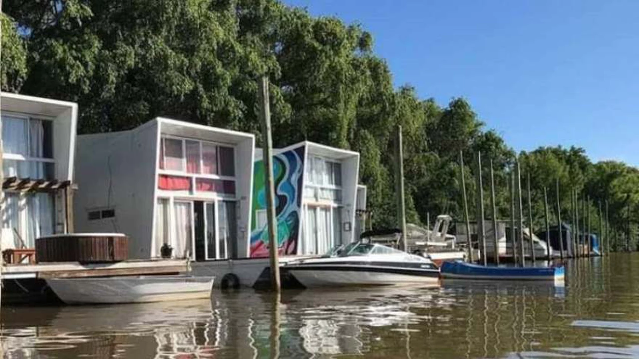 Podés pasar el verano en el primer barrio de casas flotantes de Buenos Aires: ¿cuánto cuesta?