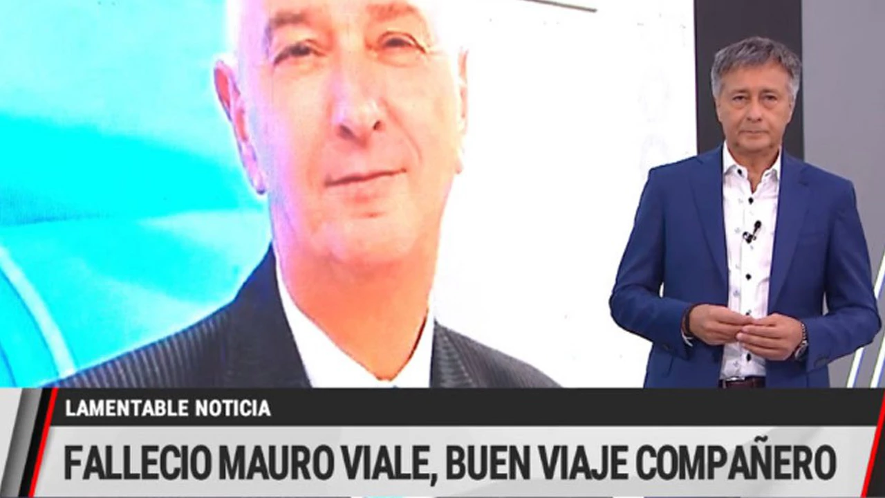 "Me toca dar la peor de las noticias": Rodolfo Graña confirmó en A24 el fallecimiento de Mauro Viale