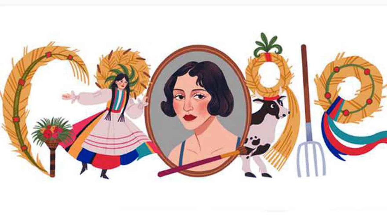 ¿Quién es la artista que Google homenajea con un "doodle"?