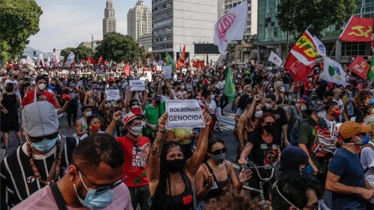 Protestas en Brasil: así fueron las multitudinarias marchas contra Bolsonaro