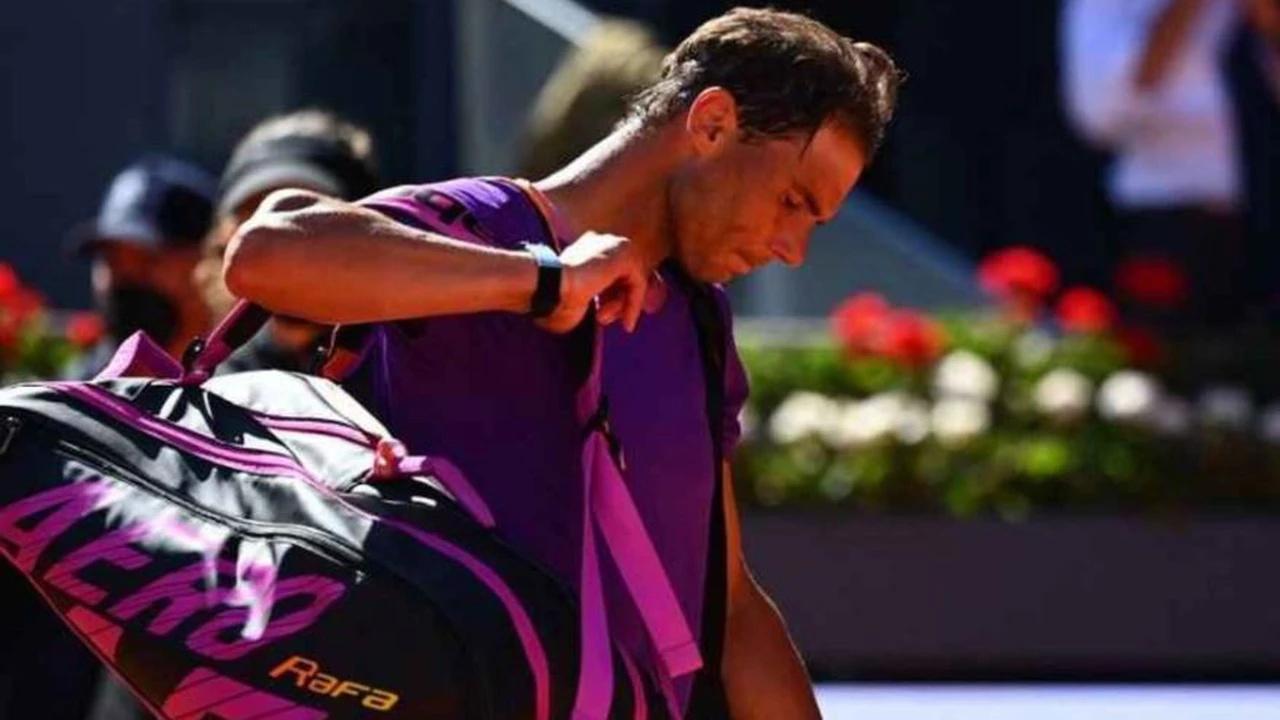 El tenista Rafael Nadal dejó grandes dudas luego de su eliminación de Roland Garros