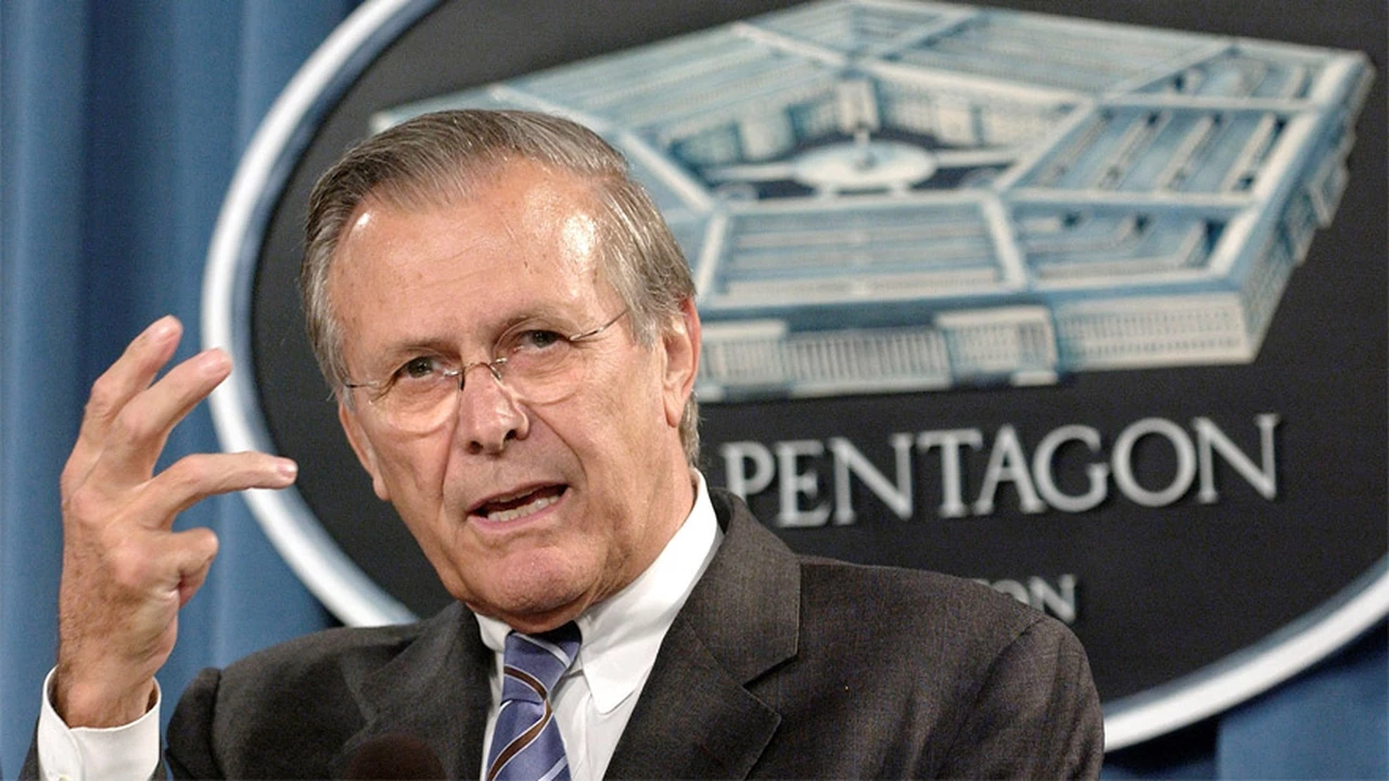 Murió Donald Rumsfeld, el "halcón" de EE.UU. que impulsó la invasión a Irak