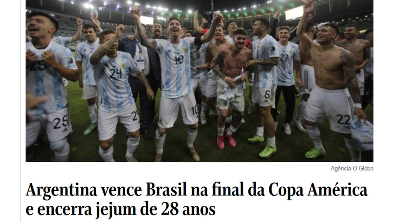 Argentina campeón: así mostraron los diarios del mundo el triunfo de la Selección en la Copa América