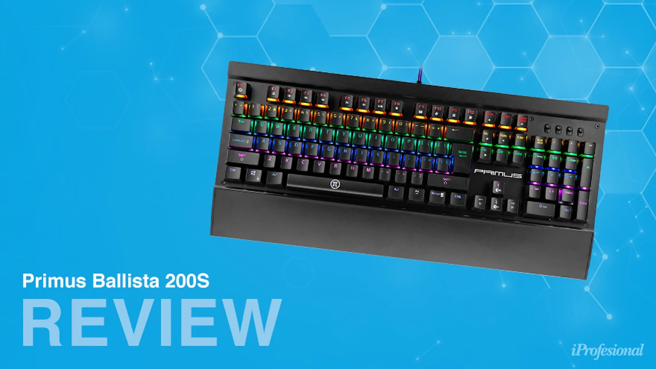 Mejor control para tus videojuegos: probamos el teclado mecánico Primus Ballista 200S