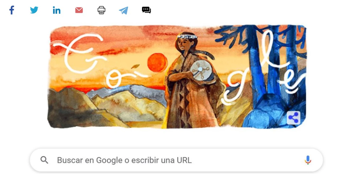 Quién era Aimé Painé, la princesa mapuche que recordó el doodle de hoy