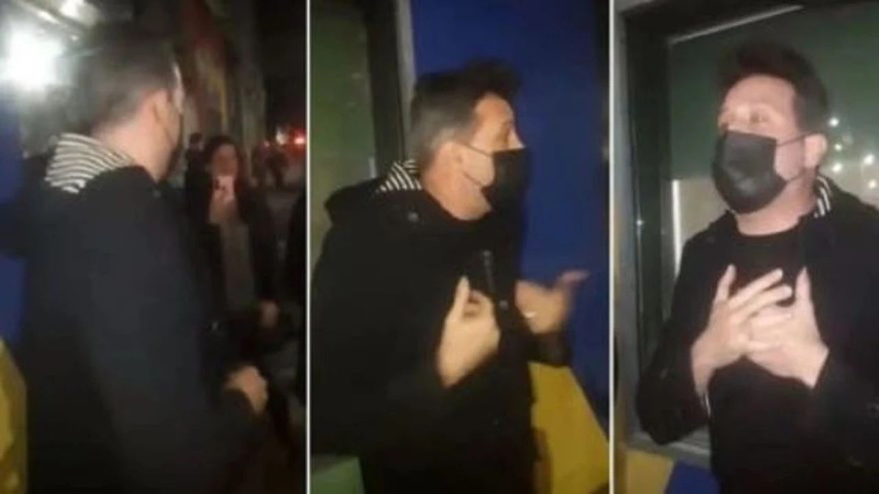 Video | Antivacunas atacaron a José María Listorti en plena calle