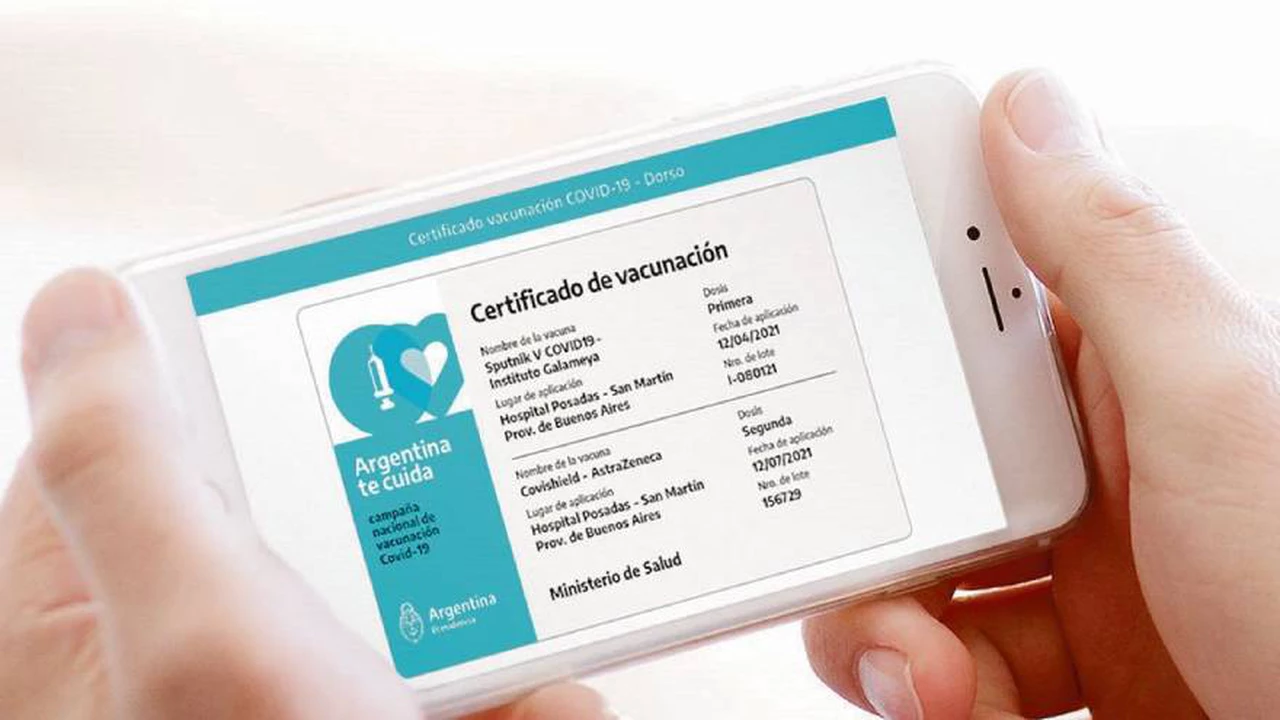 La app Mi Argentina permitirá acreditar la vacunación contra el Covid-19 a nivel internacional