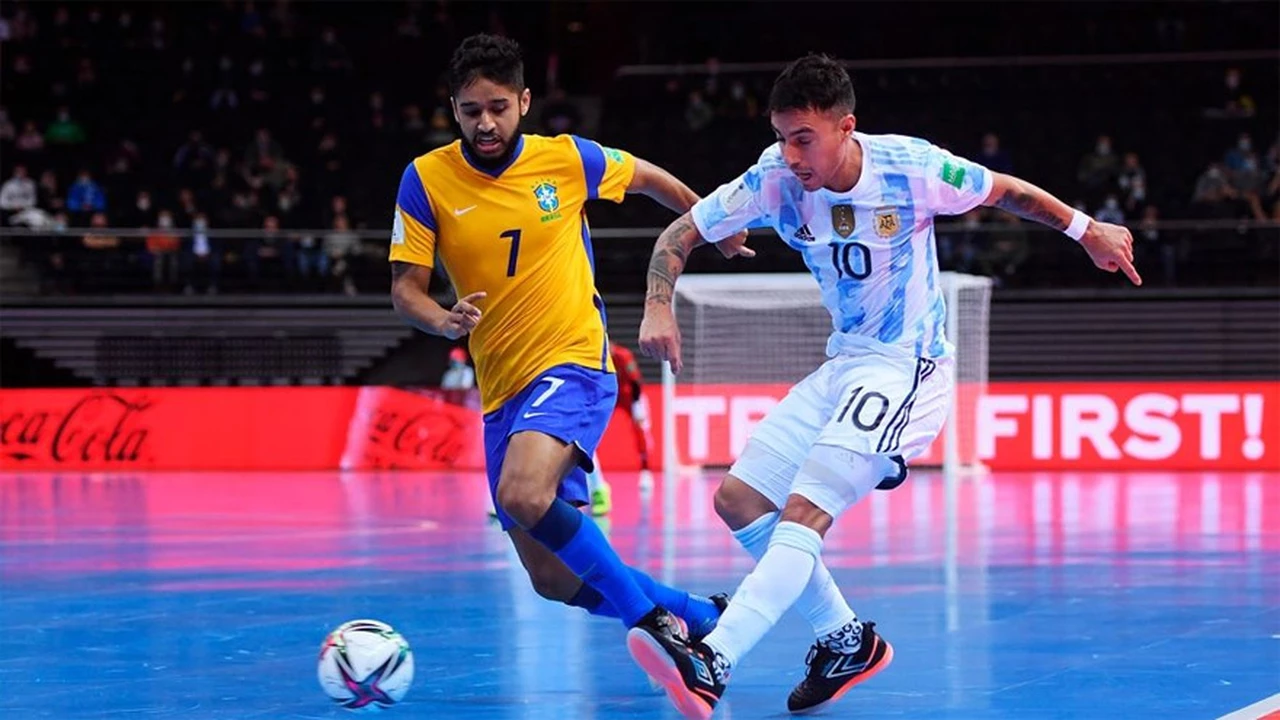 Argentina venció a Brasil y llegó a la final del Mundial de futsal: el vibrante duelo, en imágenes