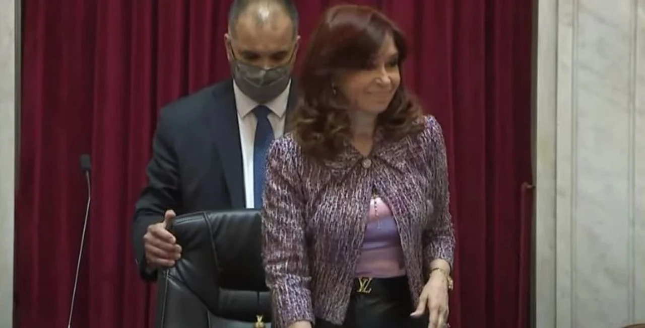 Cuánto cuesta el cinturón Louis Vuitton que usó Cristina Kirchner en el Senado
