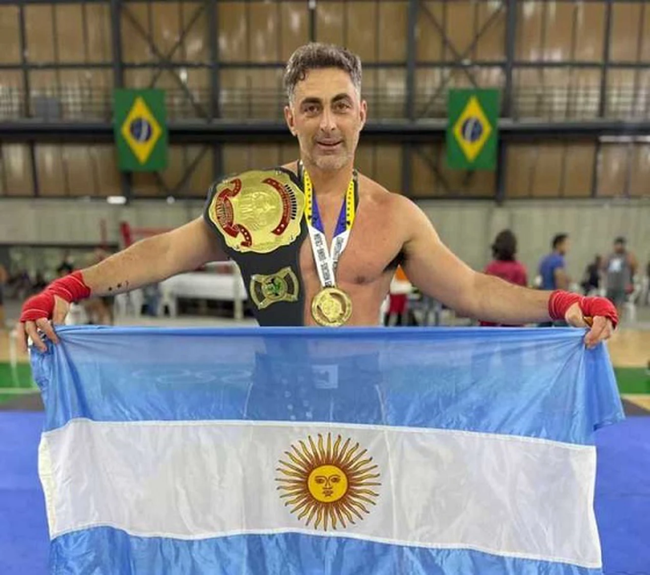 El custodio de Cristina Kirchner, campeón mundial de kickboxing