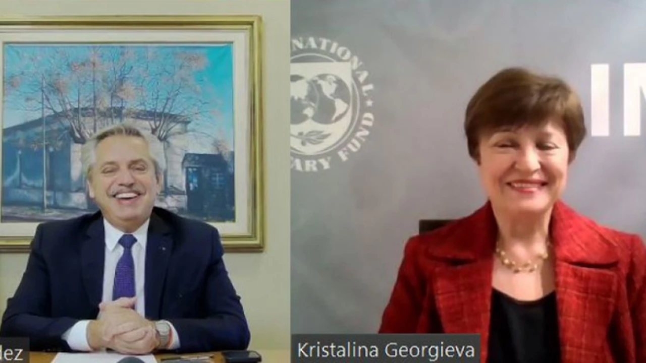 Georgieva se reunió con Fernández y ratificó que el FMI está " plenamente comprometido" en lograr un acuerdo