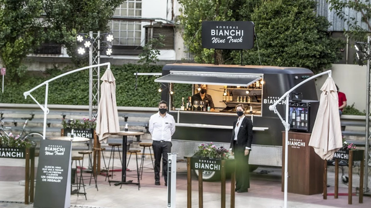 Vinos a buen precio, tastings y más: vuelve el wine truck de Bodegas Bianchi