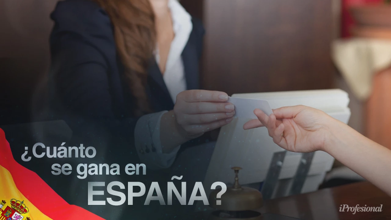 Trabajar en España: este es el sueldo que se gana como recepcionista de hotel, ¿alcanza para vivir bien?