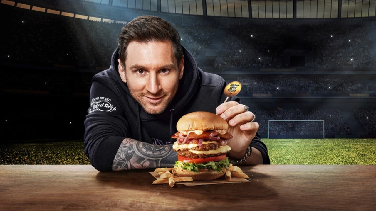Messi ya tiene una hamburguesa propia con una cadena de restaurantes: cuándo se podrá probar en Argentina