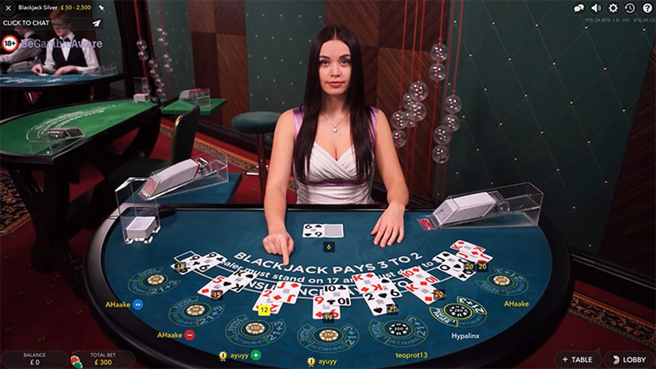 Mejores Casinos con Blackjack en Vivo