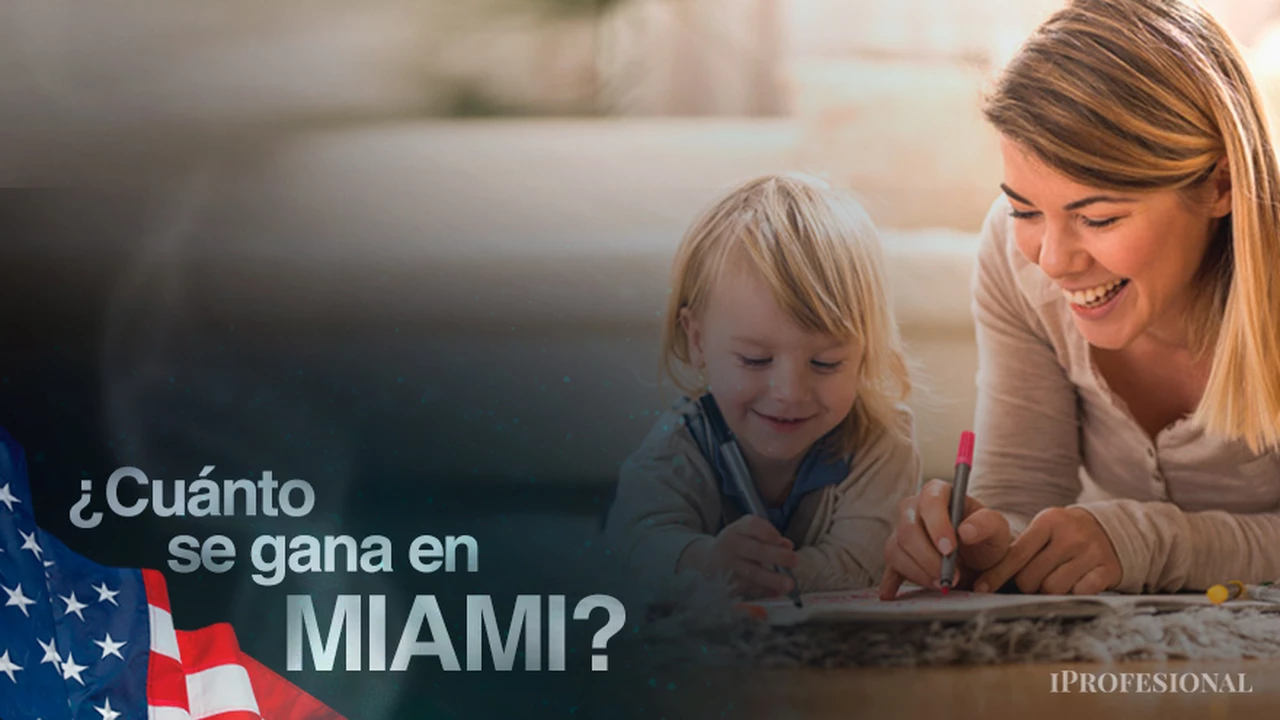 Trabajo en Miami: ¿cuántos dólares se pueden ganar por mes como niñera?