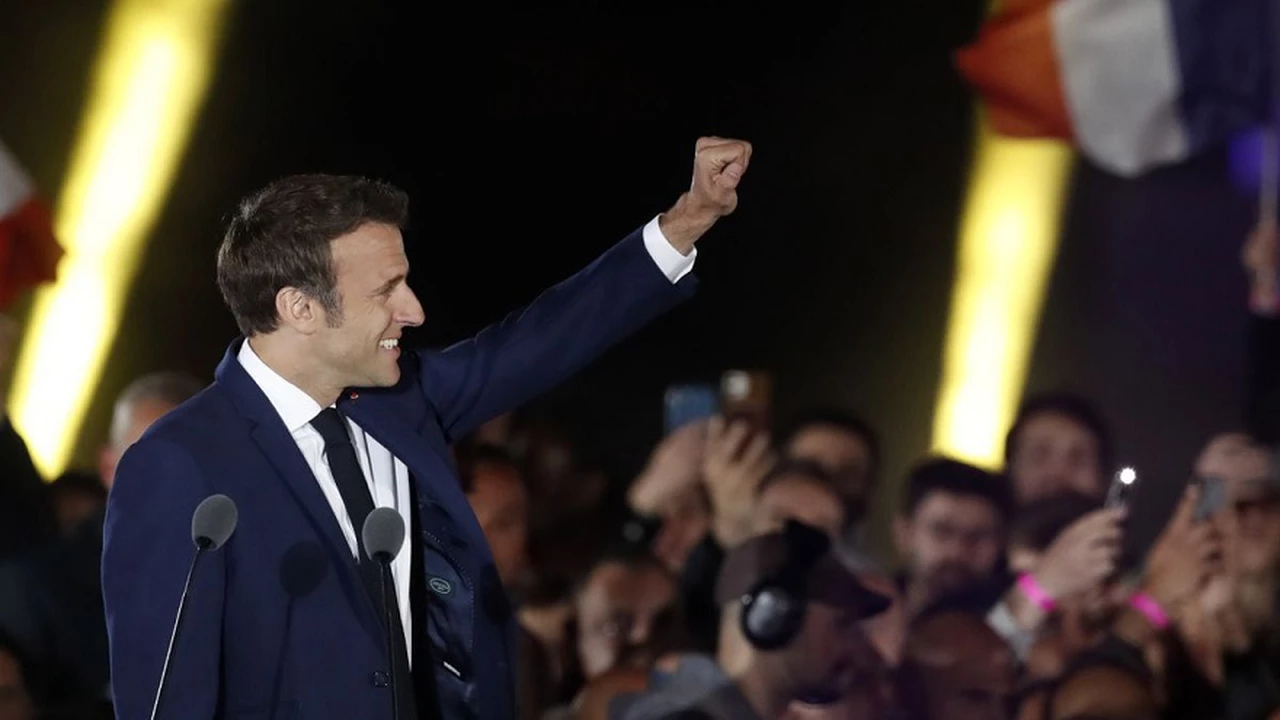 Macron fue reelecto presidente de Francia tras vencer en el balotaje a Le Pen con el  58,2% de los votos