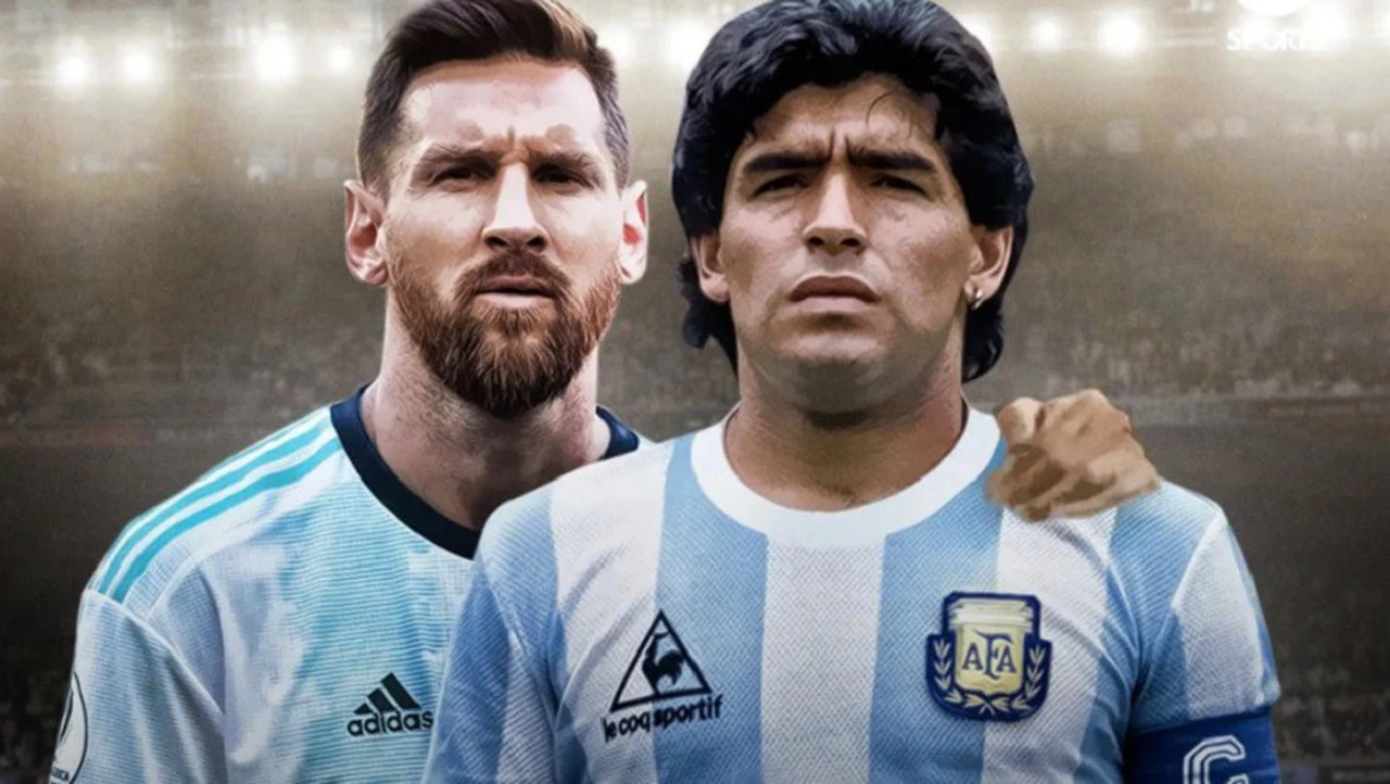 VIDEO | La FIFA juntó a Maradona y Messi en una jugada que hasta parece real