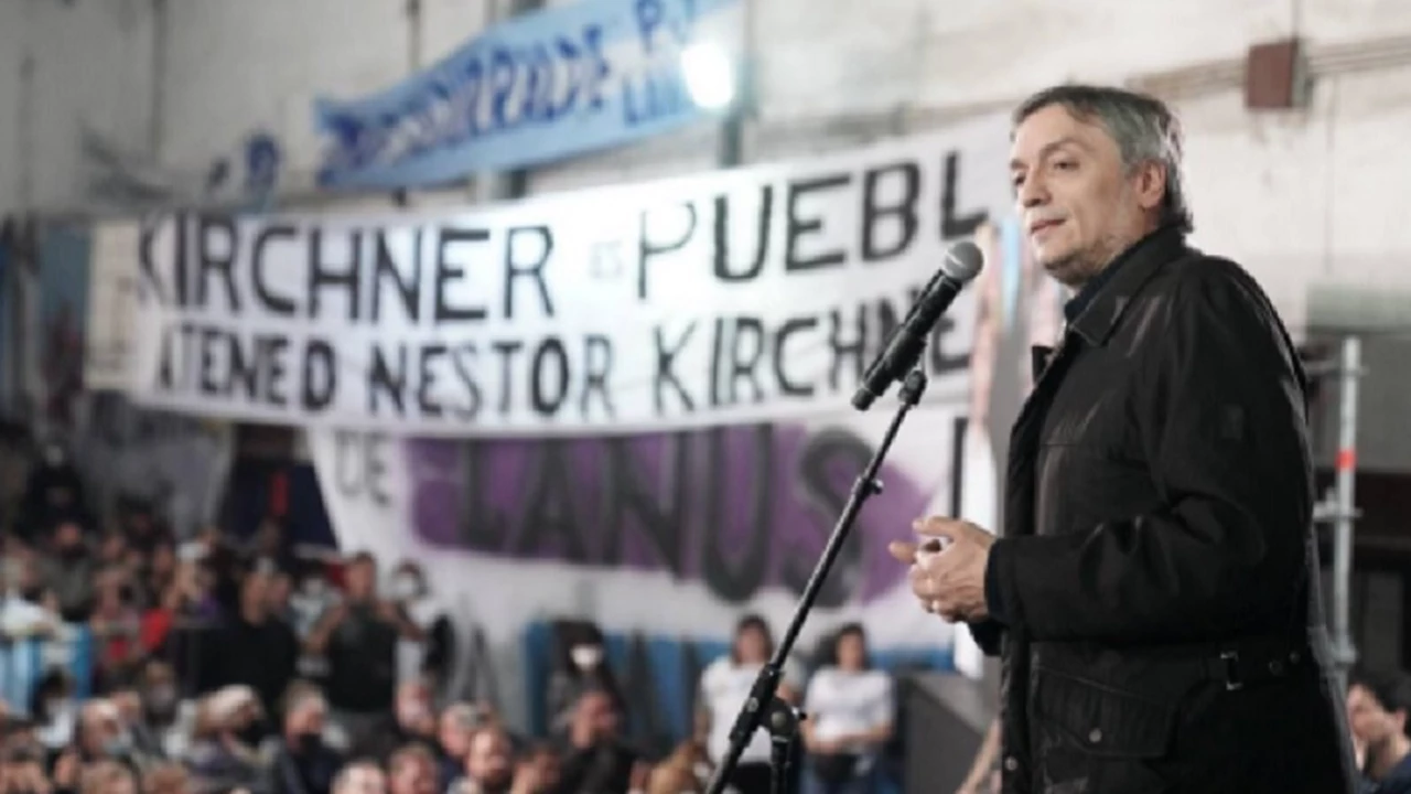 Máximo Kirchner: "Creo que Cristina no va a ser candidata en 2023"