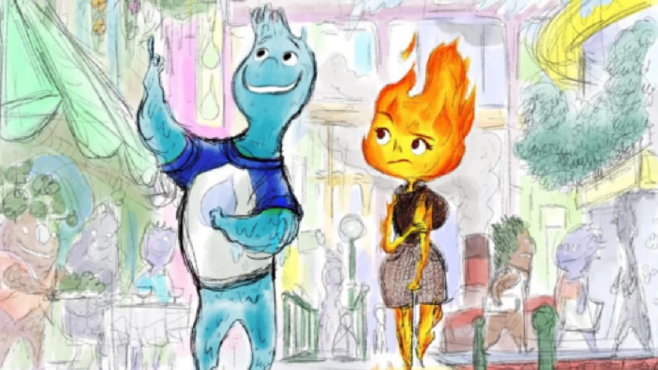 Fuego, agua, tierra y aire conviven en Elemental: así será la próxima película de Disney y Pixar