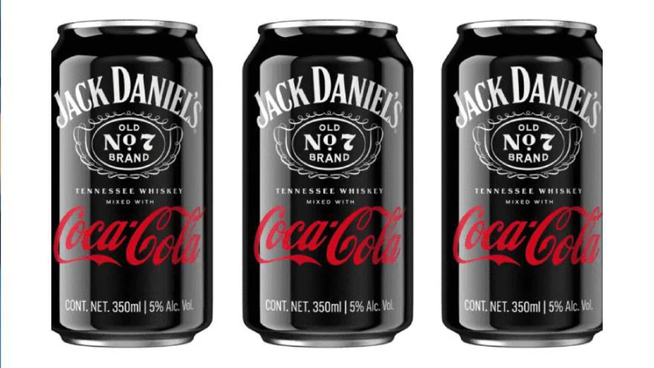 Coca Cola se une a Jack Daniel's para vender una bebida alcohólica: así será el Whiscola en lata