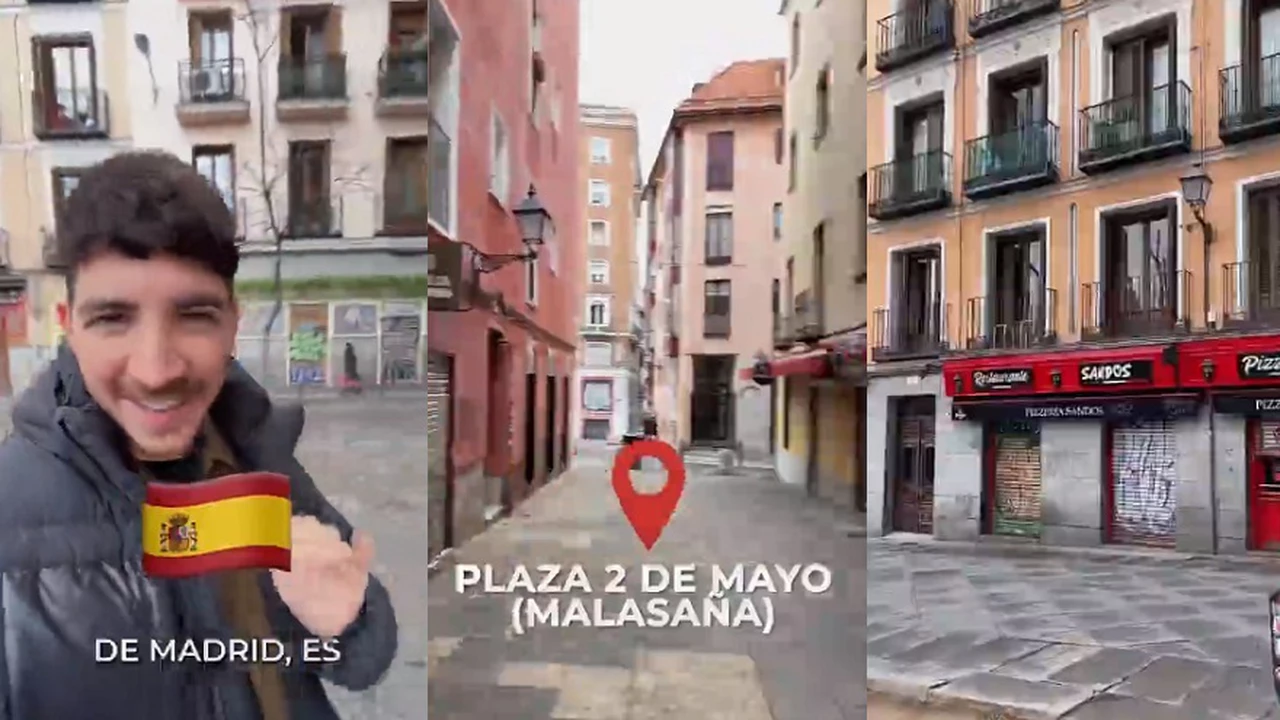 Una extraña costumbre de Madrid sorprende a un argentino: se hizo viral