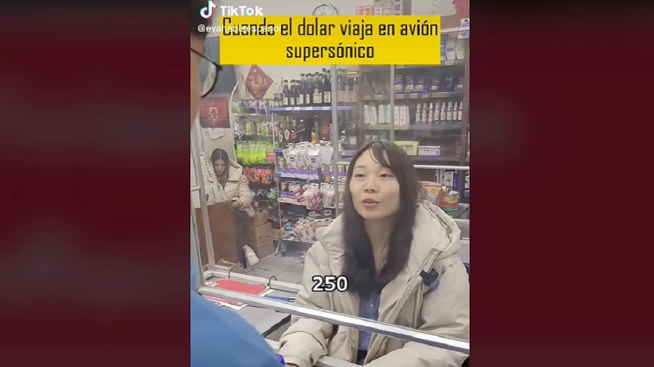 Tiktoker china vive en Argentina y resume el drama de la inflación en un video viral