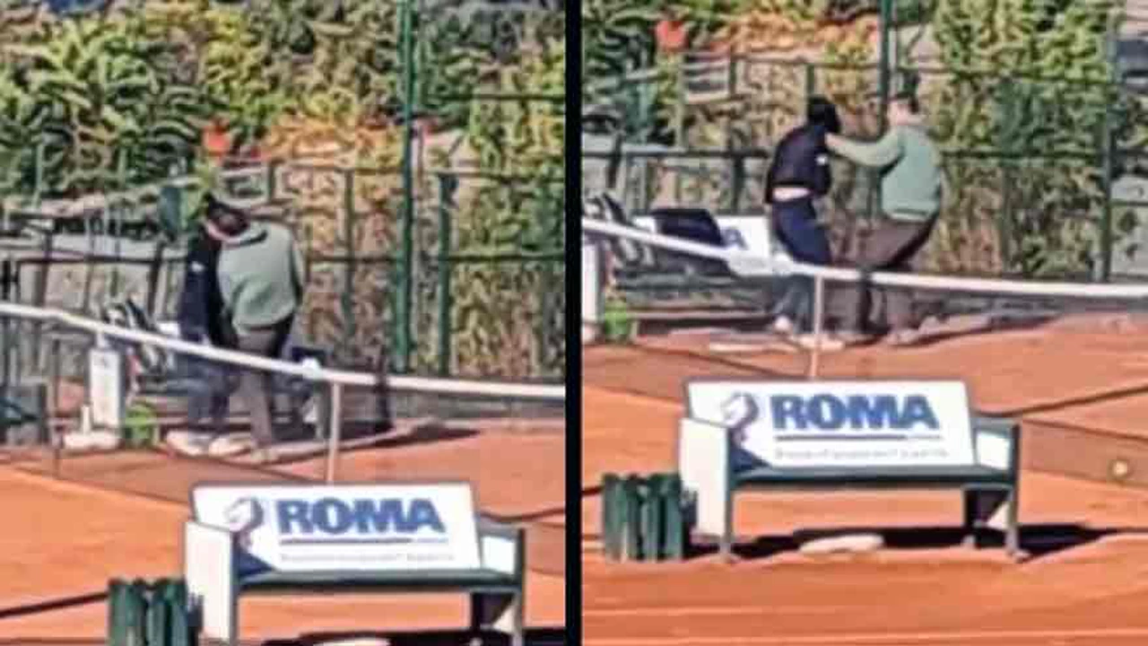 VIDEO | Padre agrede a su hija tenista durante un entrenamiento en Serbia