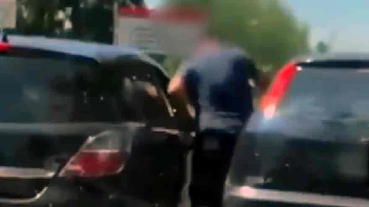 VIDEO | Un conductor se peleó a las trompadas con otro automovilista en Nordelta y lo inhabilitaron para conducir