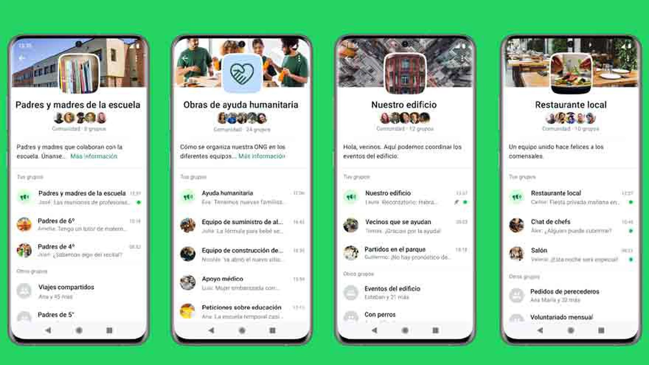 WhatsApp se renueva con Comunidades, encuestas y grupos masivos