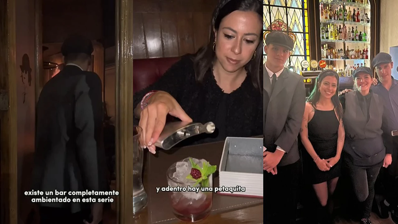 Visitó un bar oculto en Buenos Aires inspirado en la serie Peaky Blinders: se sorprendió con lo que vio