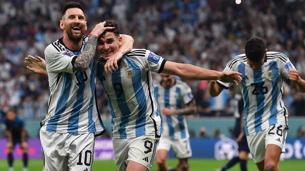 Argentina, a la final del Mundial Qatar 2022: goleó a Croacia con dos goles de Álvarez y uno de Messi