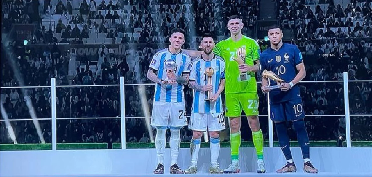 Messi, Dibu y Enzo: los premiados en el Mundial Qatar 2022