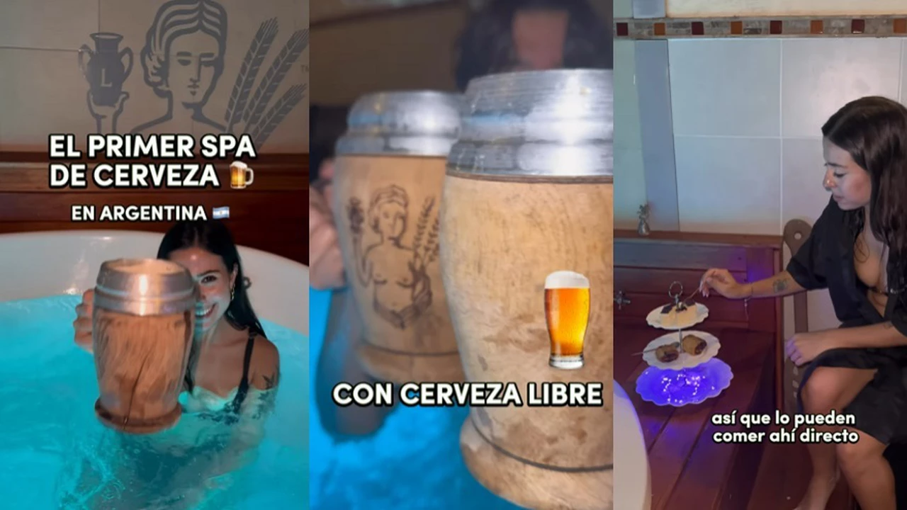 Descubrió dónde está el único spa de cerveza de Argentina: cuánto cuesta y cómo es la experiencia