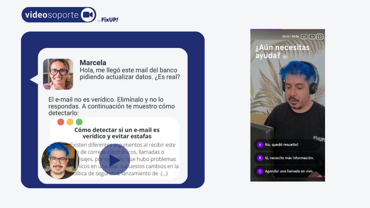 FixUP! lanza el nuevo servicio de videosoporte y ciberseguridad: cómo acceder