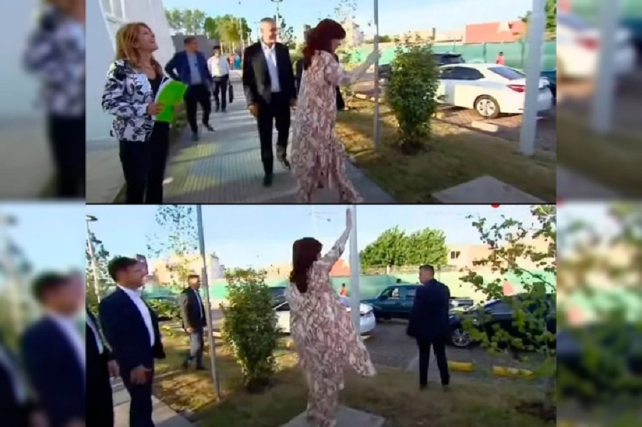 VIDEO | El "saludo al vacío" de Cristina Kirchner que generó polémica y se volvió viral en las redes