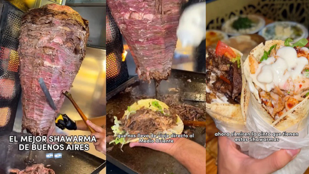 Reveló dónde comer el mejor y más rico shawarma de Buenos Aires