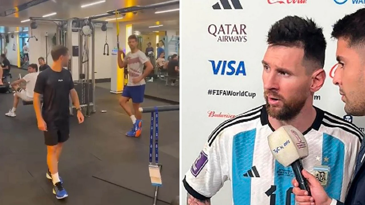 VIDEO | Desopilante: Djokovic y Schwartzman parodian el "¿qué mirás, bobo?" de Messi